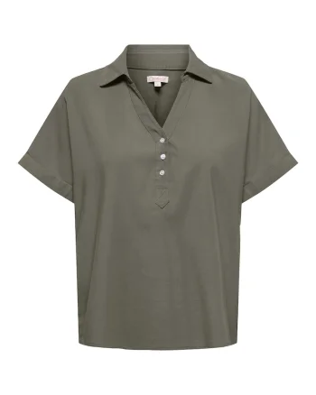 Tricou dama,  verde, croiala lejera, viscoza