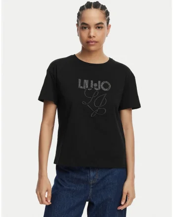 Tricou dama,  negru, bumbac, croiala regular fit