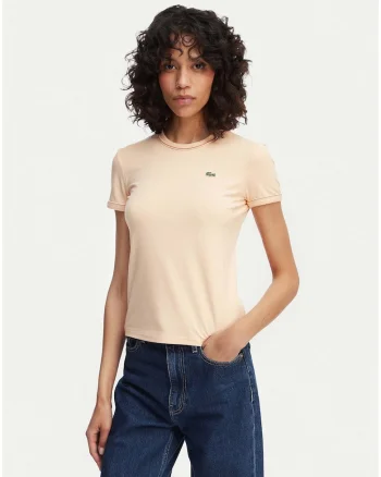 Tricou dama,  portocaliu, bumbac-modal, regular fit