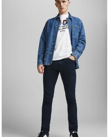 Blugi slim fit, Bleumarin