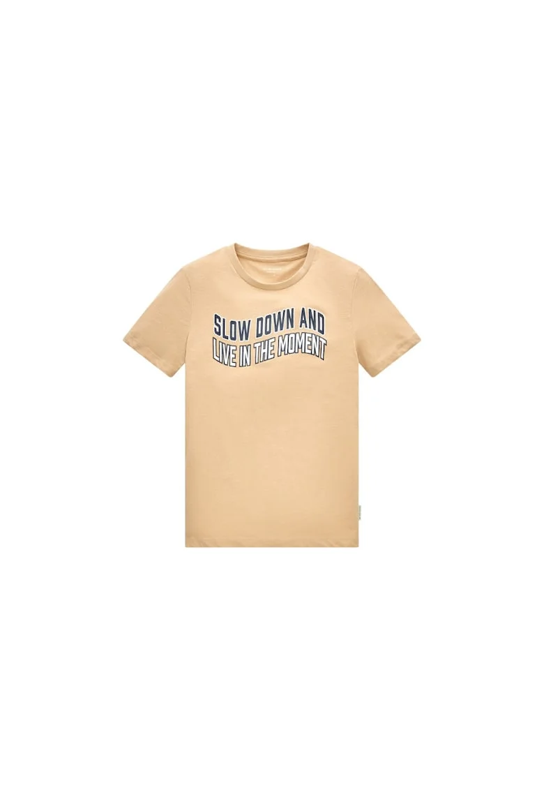 Tricou copii,  301927228, Bumbac, Bej, Bej