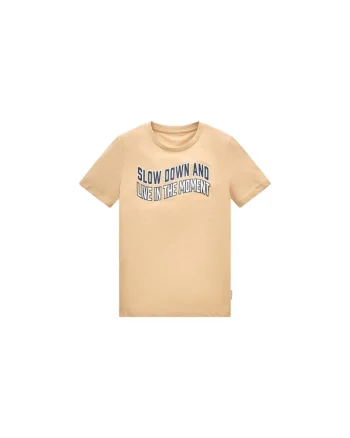 Tricou copii,  301927228, Bumbac, Bej, Bej