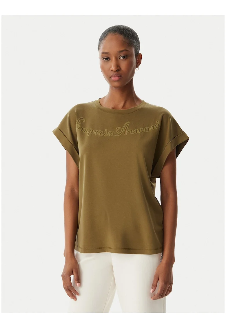 Tricou dama,  verde, lejer, din viscoza