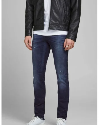 Blugi slim fit Glenn Icon 758, Bleumarin