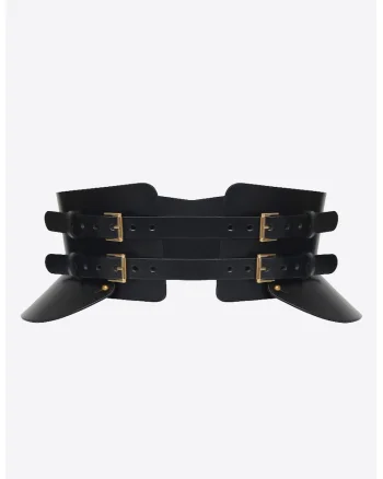 Curea Corset Peplum Maia, Negru