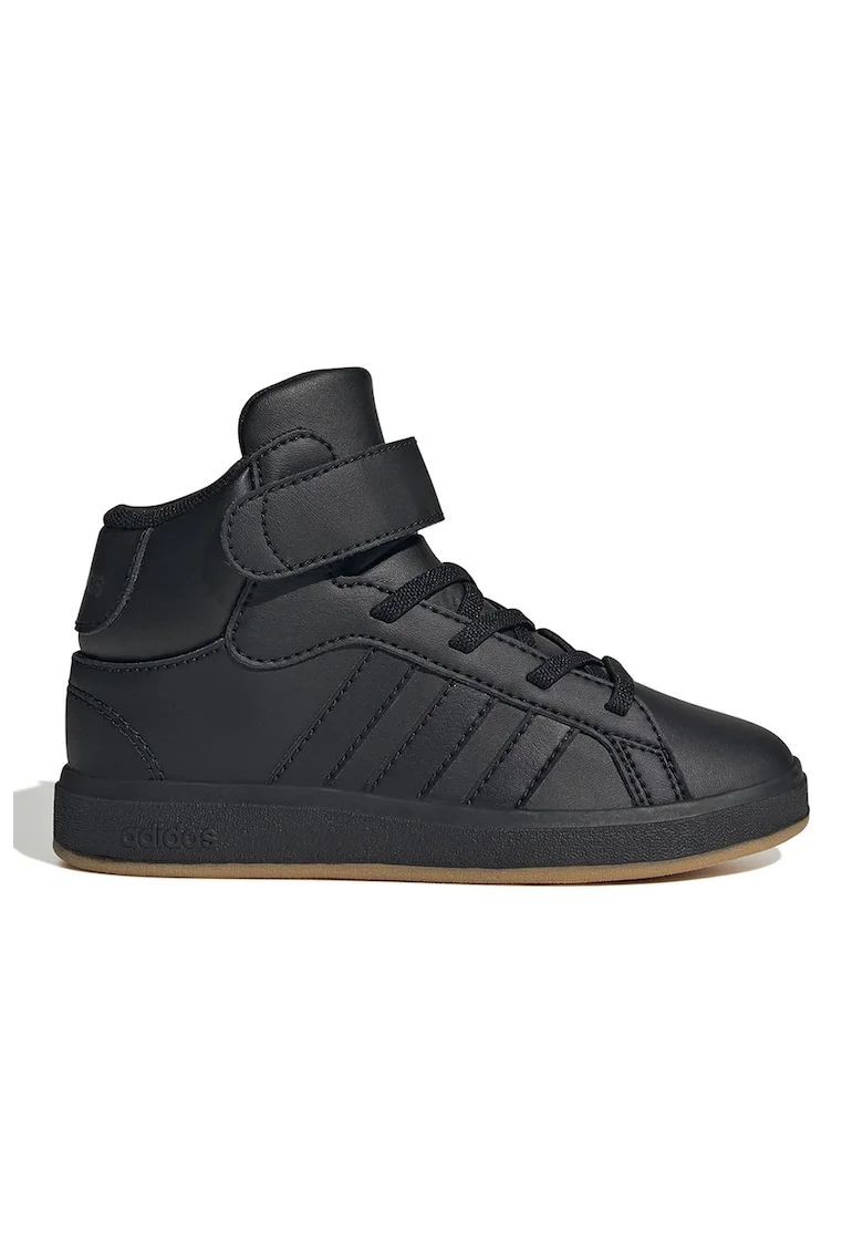 Pantofi sport mid-high din piele ecologica Grand Court, Negru