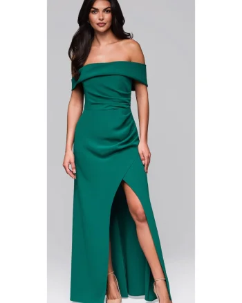 Rochie de seara Maxi  LA-OM-DLR232, Verde