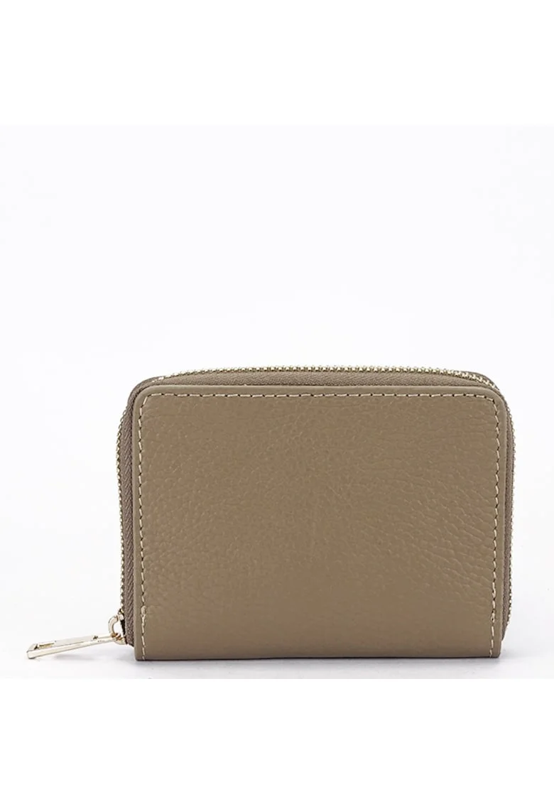Portofel mic bej taupe din piele naturala 8912 07 18133, Bej