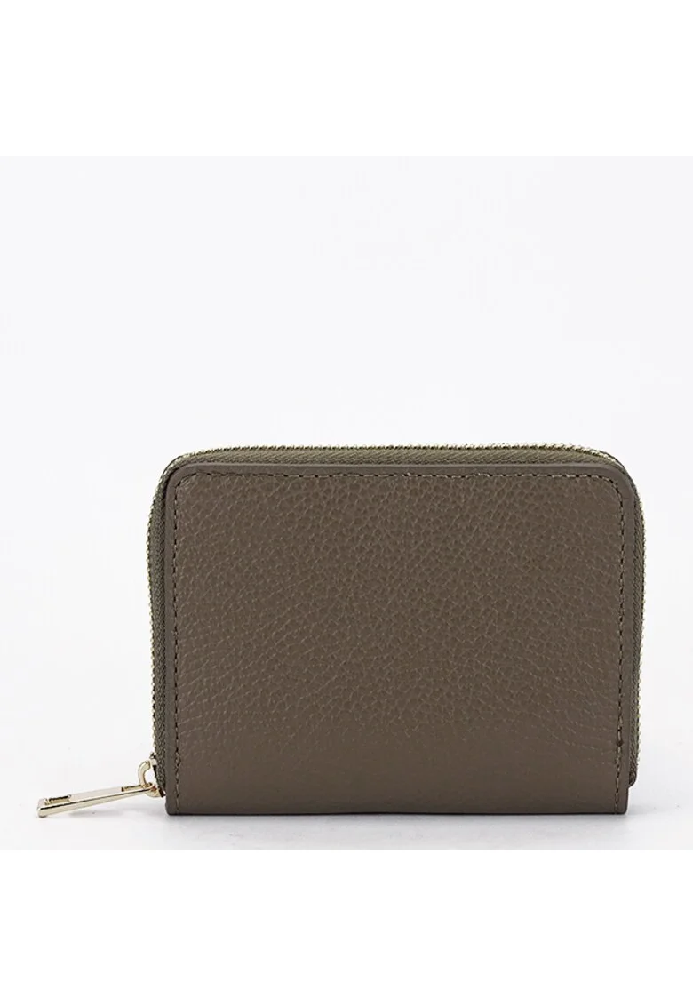 Portofel mic taupe din piele naturala 8912 07 18134, Maro taupe