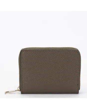 Portofel mic taupe din piele naturala 8912 07 18134, Maro taupe