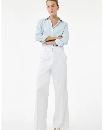 Camasa slim-fit cu guler ascutit, Albastru glaciar