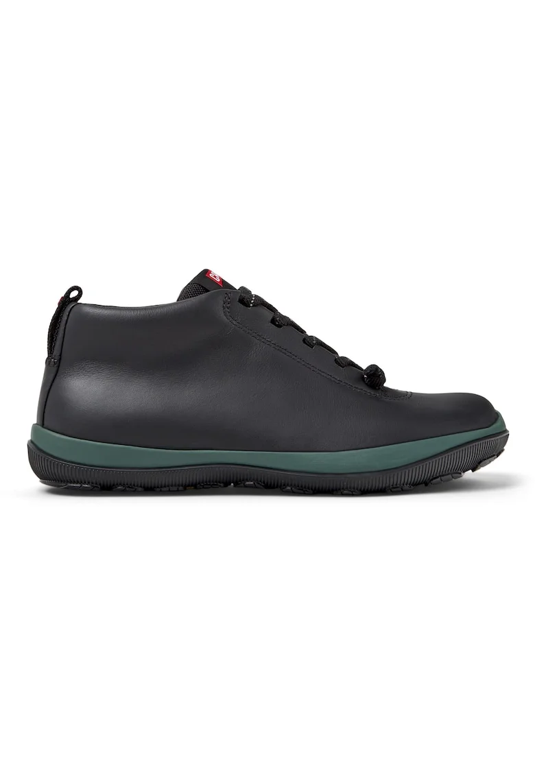 Pantofi sport impermeabili de piele Peu Pista GM 943, Negru stins/Verde deschis