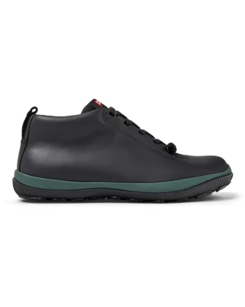 Pantofi sport impermeabili de piele Peu Pista GM 943, Negru stins/Verde deschis