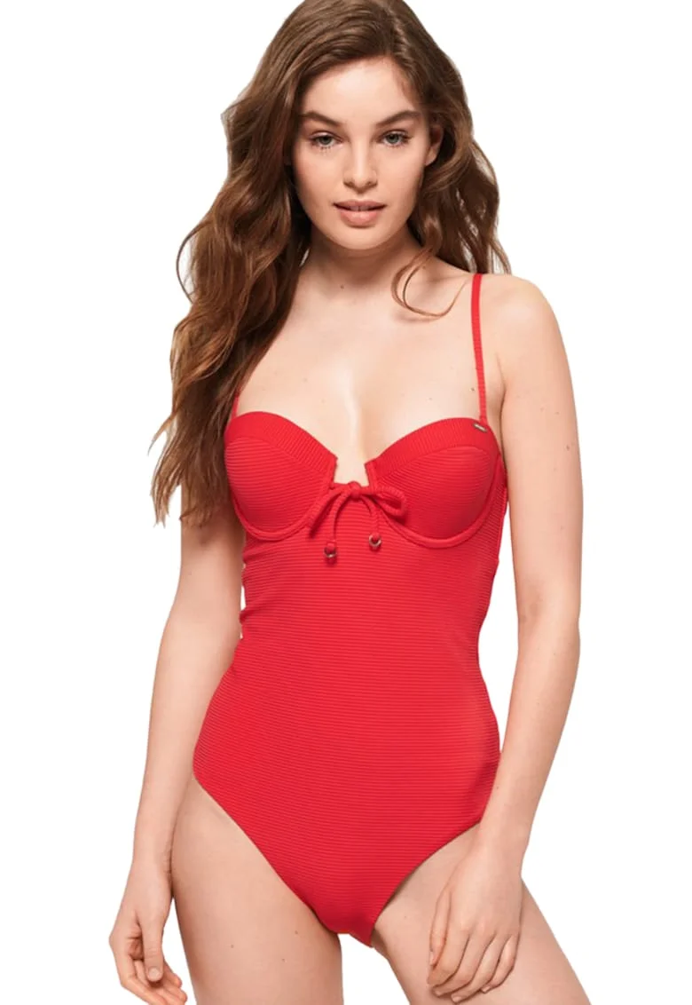 Costum de baie intreg cu sustinere metalica,