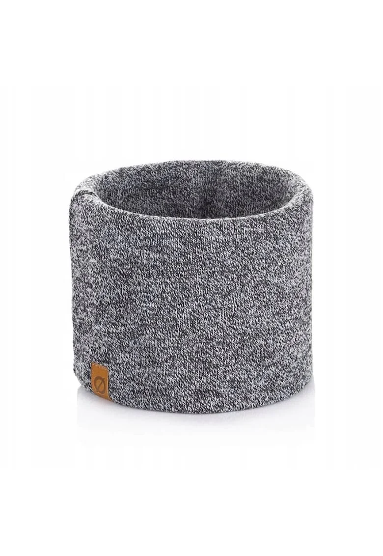 Fular circular barbati, Brodrene, Acril, 27x26 cm, Gri inchis