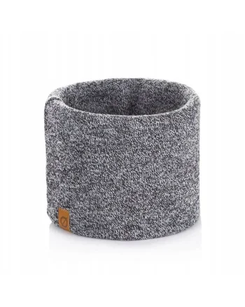 Fular circular barbati, Brodrene, Acril, 27x26 cm, Gri inchis