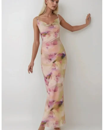 Rochie  multicolor, bumbac