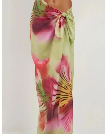 Cover-Up Plaja,  Maxi, Verde Menta,