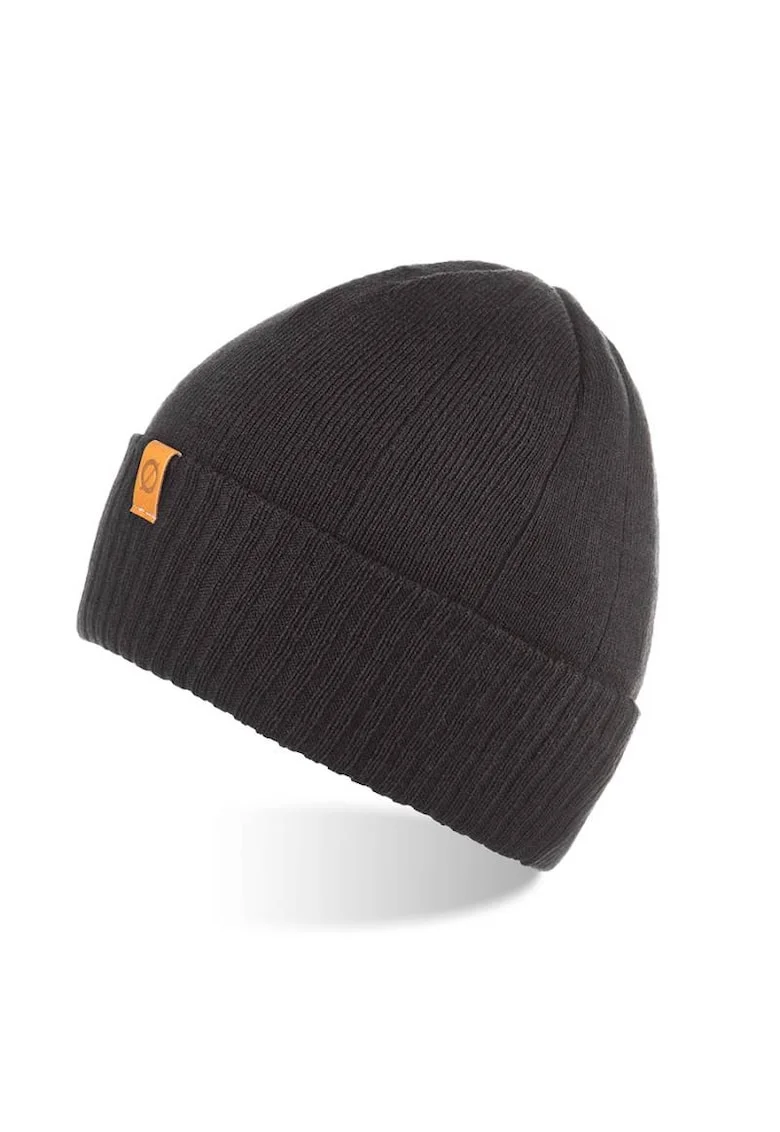 Caciula de iarna pentru barbati, Brodrene, Acril, 56-60 cm, Negru