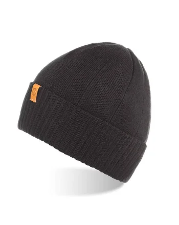 Caciula de iarna pentru barbati, Brodrene, Acril, 56-60 cm, Negru
