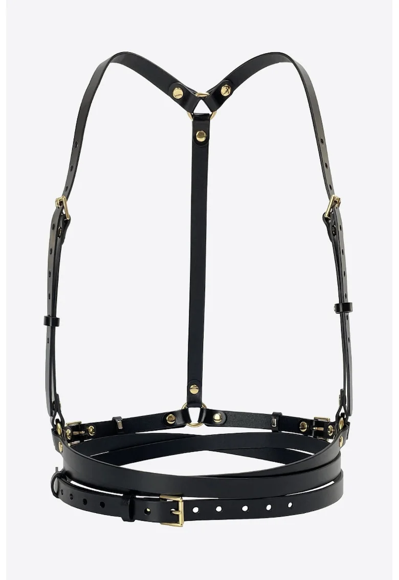 Ham Curele Duble Slim, Negru