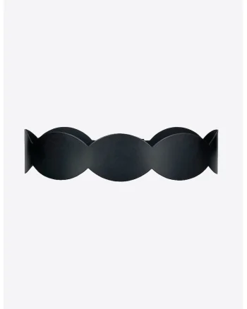 Curea Model Oval, Negru
