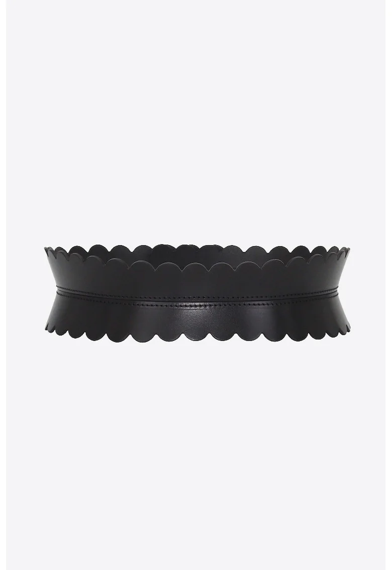 Centura Corset Slim Onduleuri, Negru