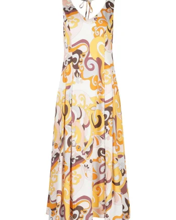 Rochie maxi cu motive baroce