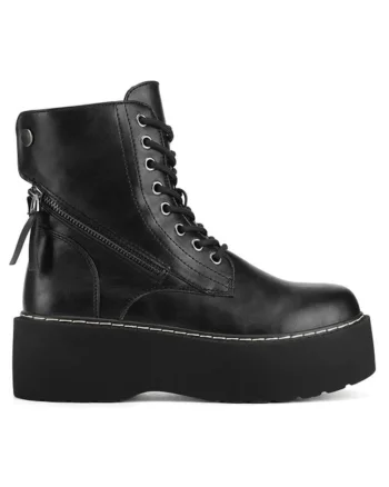 Ghete dama  5905588886952, Sintetic, Negru, Negru