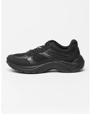 Pantofi sport low cut cu segmente de plasa Go2, Negru