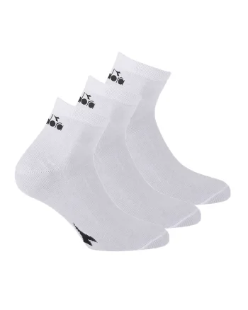 Set de sosete lungi unisex - 3 peechi, Alb