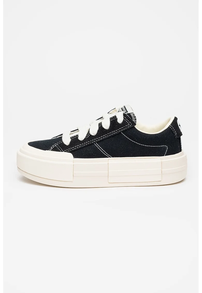 Tenisi cu talpa flatform Chuck Taylor All Star Cruise, Alb/Negru