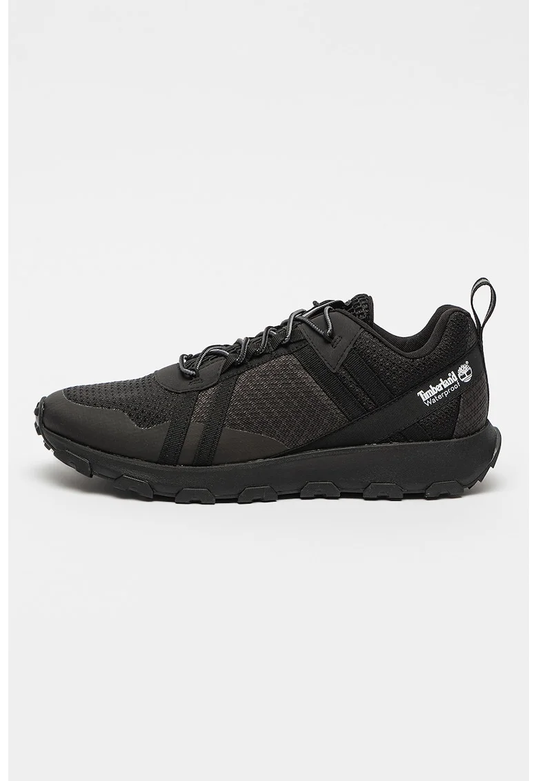 Pantofi sport impermeabili cu insertii de plasa Winsor Trail, Negru