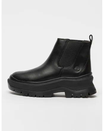 Ghete Chelsea de piele Roxie Lane, Negru