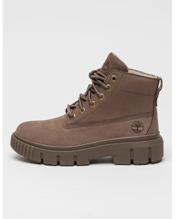 Ghete de piele nabuck Greyfield, Maro deschis