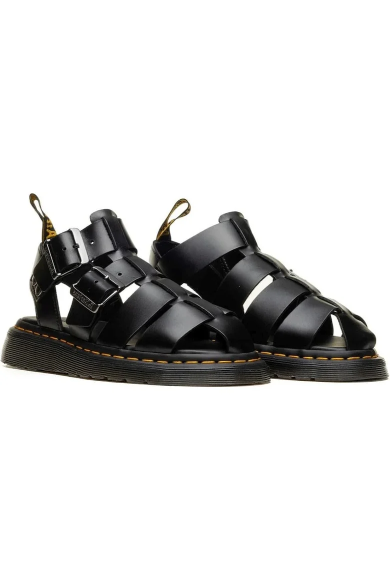 Sandale dama,  piele naturala, negru, 41