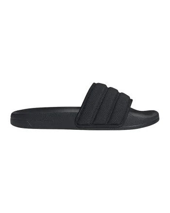 Papuci unisex uni Adilette, Negru