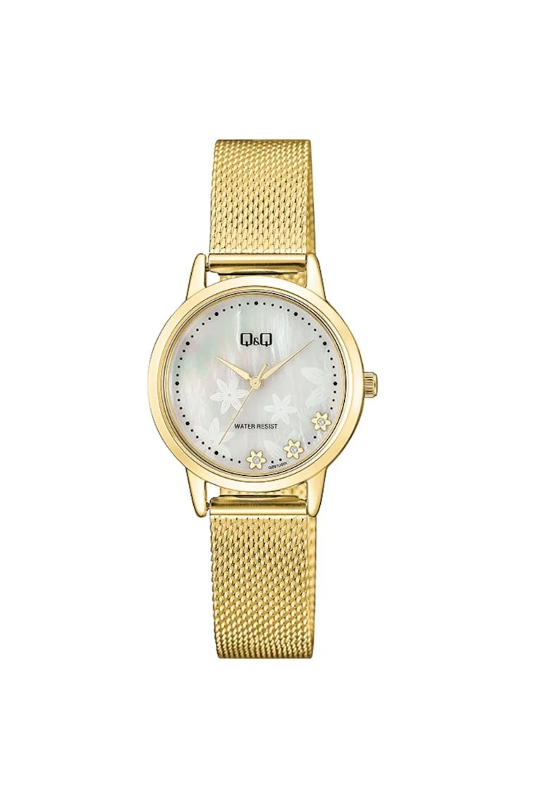 Ceas dama  QZ57J201Y Quartz Argintiu, Auriu