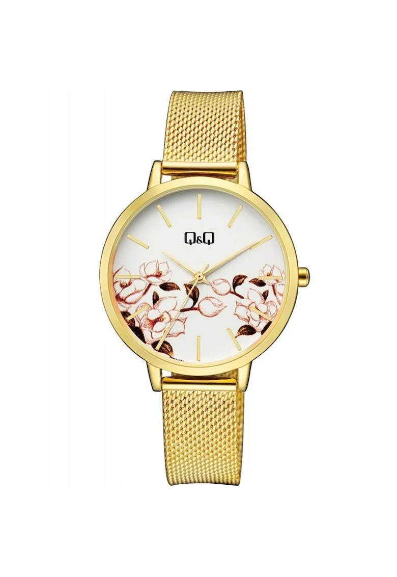 Ceas dama  QZ67J051Y Quartz Rose gold, Auriu