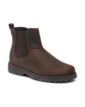 Ghete unisex  piele naturala, maro, glezna,