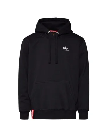 Hanorac barbati,  Basic Hoody Small Logo 196318-03, Bumbac/Poliester, Negru, Negru