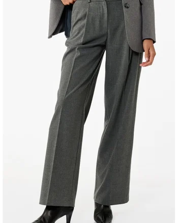 Pantaloni drepti eleganti, Gri inchis