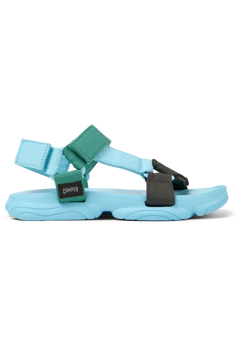 Sandale cu inchidere velcro Karst, Verde/Albastru