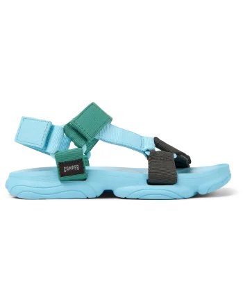 Sandale cu inchidere velcro Karst, Verde/Albastru
