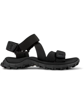 Sandale cu inchidere velcro Drift Trail, Negru