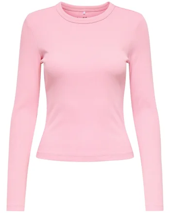 Bluza dama  din bumbac organic, Roz