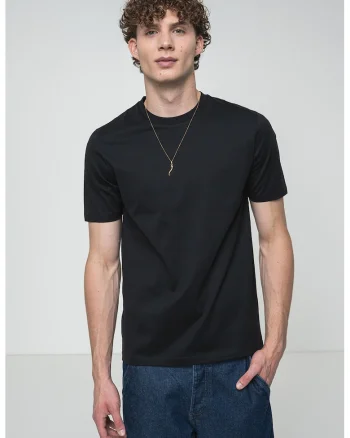 Tricou slim-fit Dimerstee, Negru
