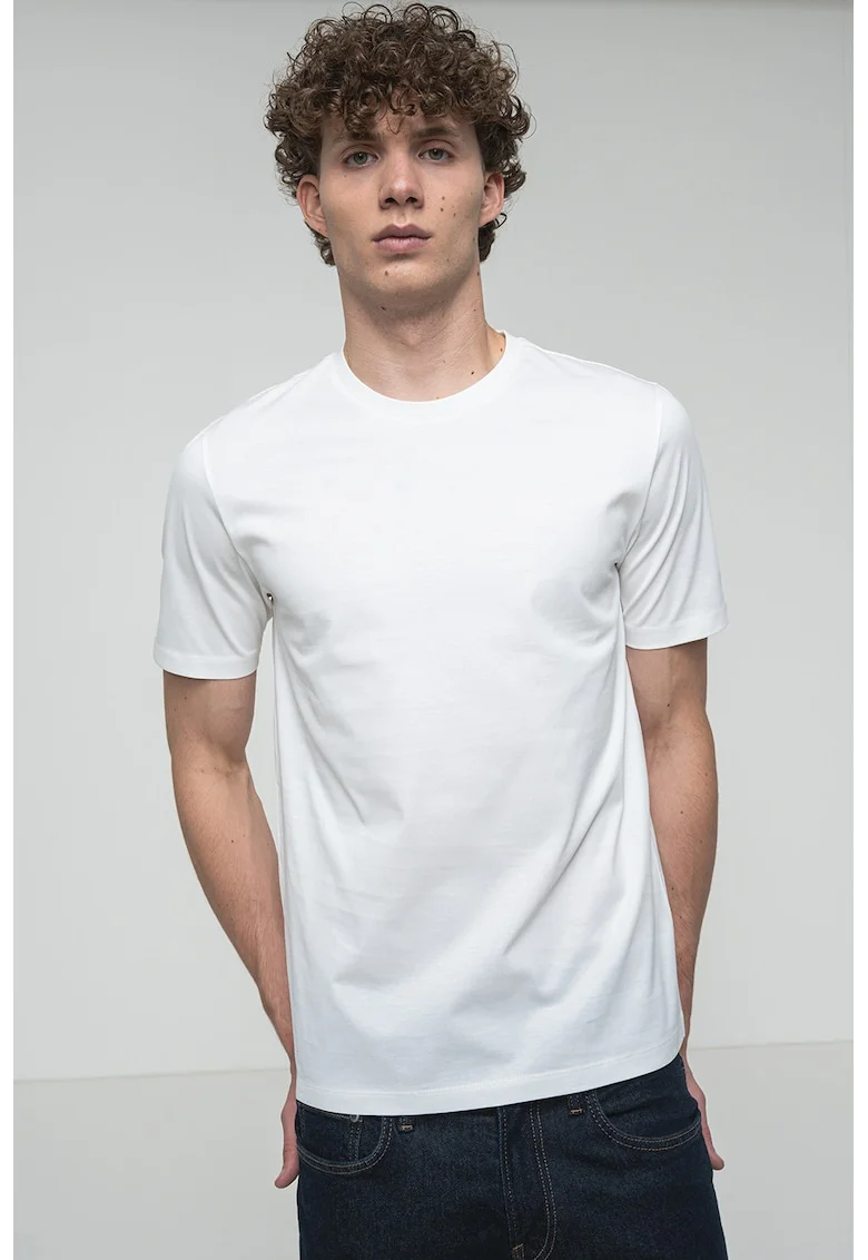 Tricou slim-fit Dimerstee, Alb