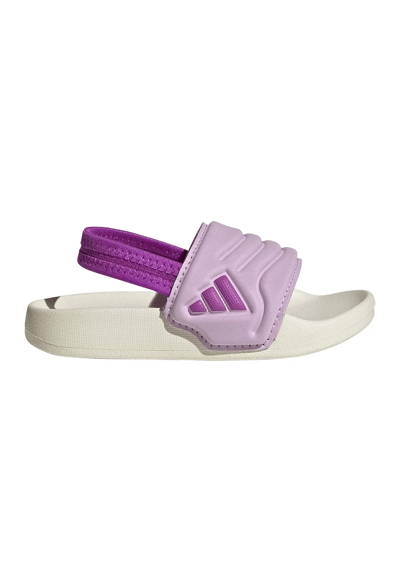 Sandale slingback Adilette, Lila/Alb murdar