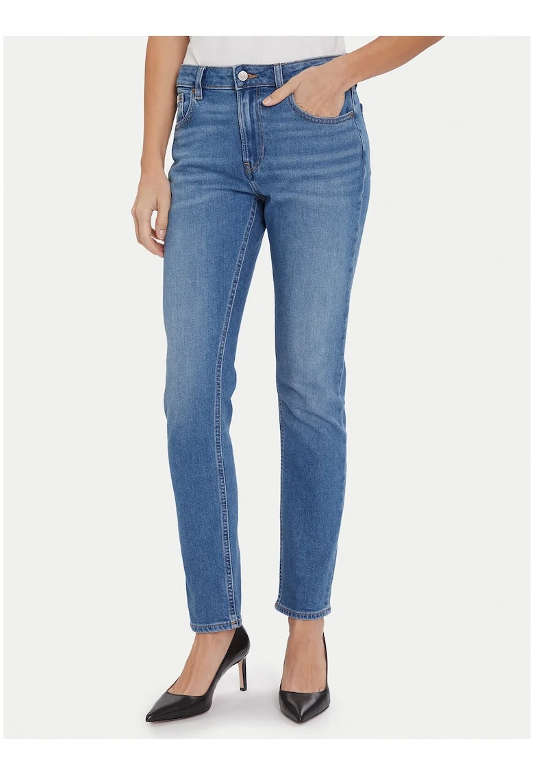 Blugi slim fit Cu talie inalta,